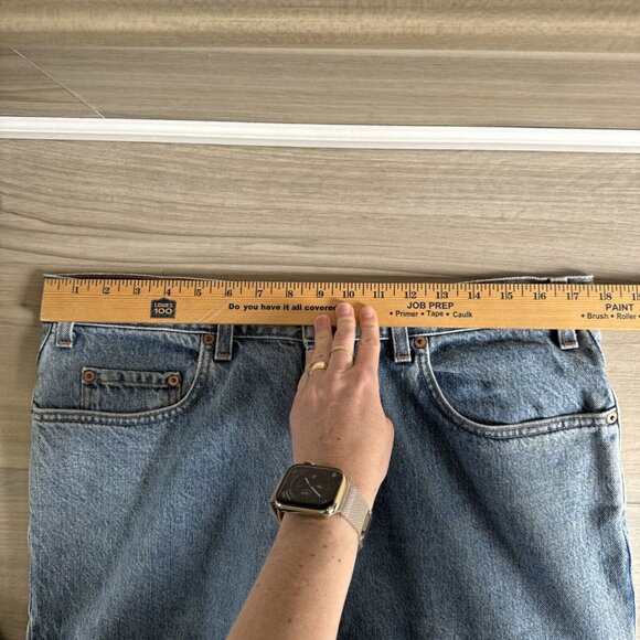 Vintage Gap Relaxed Fit Jeans Mens 36x32‎ Blue Distressed Y2K Denim Pants - Picture 7 of 10